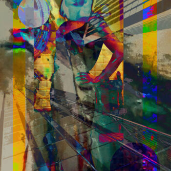 数字艺术 标题为“Collage” 由Johann Sidlo, 原创艺术品, 数字拼贴