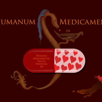 Digital Arts titled "Humanum-Medicamentu…" by Johannes Murat, Original Artwork