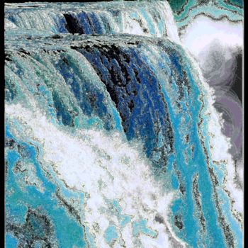 Arte digitale intitolato "Niagara" da J.Jokko, Opera d'arte originale, Pittura digitale