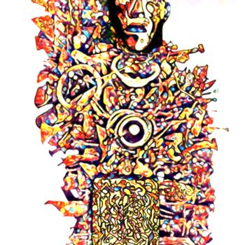 Arte digital titulada "Poster culte" por J.Jokko, Obra de arte original, Pintura Digital