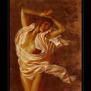 Peinture intitulée ""Lilith of the Wind…" par John Enright, Œuvre d'art originale
