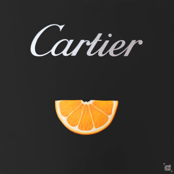 雕塑 标题为“Cartier d'Orange” 由John Fluo, 原创艺术品, 粘土