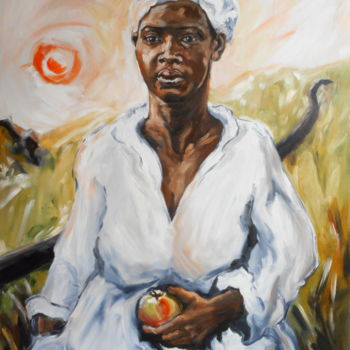Painting titled "Eve and the Apple" by John Macfarlan, Original Artwork, Oil