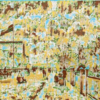 Arts numériques intitulée "Camille Pissarro -…" par John Mailly, Œuvre d'art originale, Travail numérique 2D