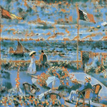 「Claude Monet - Clon…」というタイトルのデジタルアーツ John Maillyによって, オリジナルのアートワーク, 2Dデジタルワーク