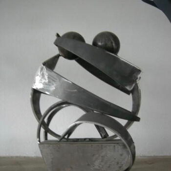 Sculpture titled "Together" by John Pietersen, Original Artwork, Metals