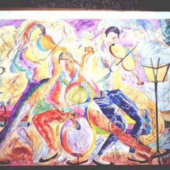 Картина под названием "Trio" - John Powell, Подлинное произведение искусства