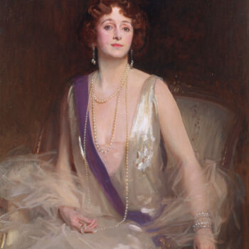 Pintura intitulada "Portrait de Grace C…" por John Singer Sargent, Obras de arte originais, Óleo