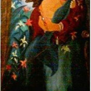 Pintura intitulada "Mother and Child of…" por Johnny E.S.J. Otilano, Obras de arte originais