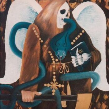 Pittura intitolato "The False Prophet" da Johnny E.S.J. Otilano, Opera d'arte originale
