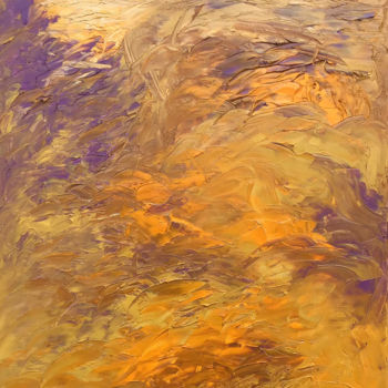 Pintura intitulada "Shades of Yellow" por John O’Sullivan, Obras de arte originais, Óleo Montado em Armação em madeira
