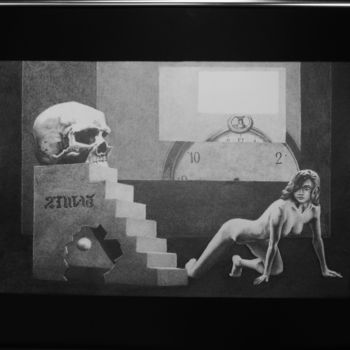 Disegno intitolato "FASCINATION" da John Rothschild, Opera d'arte originale, Matita