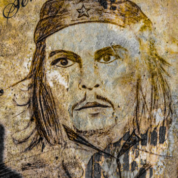 Ζωγραφική με τίτλο "Che" από Ioannis Tziouvaras, Αυθεντικά έργα τέχνης, Ψηφιακή ζωγραφική