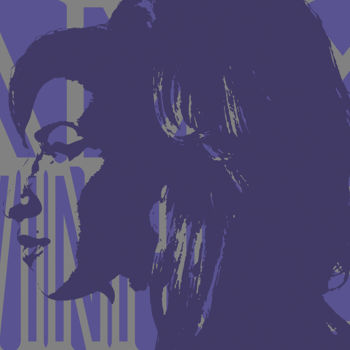 Malerei mit dem Titel "Amy Winehouse" von John Von Brown, Original-Kunstwerk