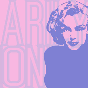 Malarstwo zatytułowany „Marilyn Monroe 7” autorstwa John Von Brown, Oryginalna praca, Inny