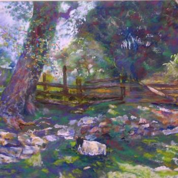 Painting titled "Lazy Day (Goatland,…" by John Wright, Original Artwork, Oil
