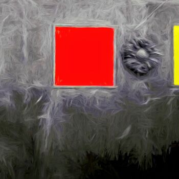 Digitale Kunst mit dem Titel "Trois Couleurs" von Jokannan, Original-Kunstwerk, Digitale Malerei