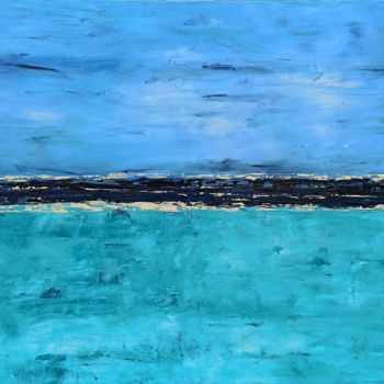 Peinture intitulée "HORIZON" par Jolawa, Œuvre d'art originale, Acrylique