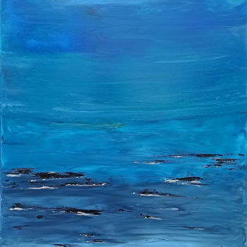 Painting titled "OCEAN" by Jolawa, Original Artwork, Acrylic