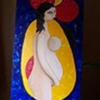 Картина под названием "MULIER GRAVIDA" - Joli, Подлинное произведение искусства, Масло