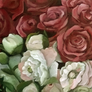 제목이 "sweet-roses-40x100.…"인 미술작품 Jolie Art로, 원작, 아크릴