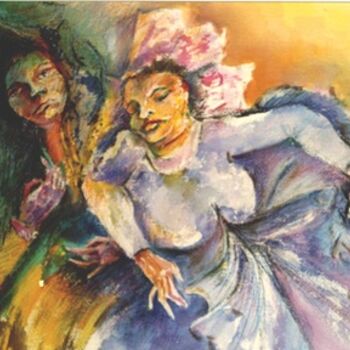 Pittura intitolato "Expression joyeuse" da Jomaray, Opera d'arte originale
