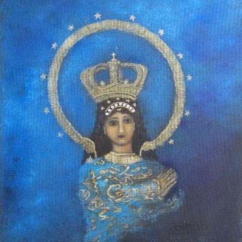 Painting titled "Immaculate Concepci…" by Jo Mari, Original Artwork, Oil