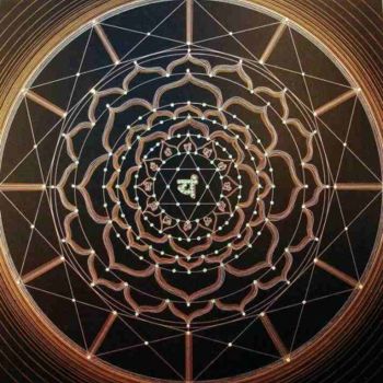 Pintura intitulada "CHAKRA IV (Anahata…" por Joma Sipe, Obras de arte originais