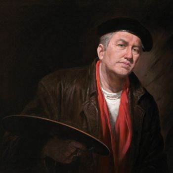 Pittura intitolato "Rich man, poor man,…" da Jon Bøe Paulsen, Opera d'arte originale, Olio
