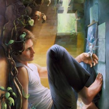Digital Arts titled "Away with the fairi…" by Owens Esme, Original Artwork, Digital Painting