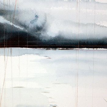 Painting titled "Winterlandscape" by Jonas Pettersson, Original Artwork