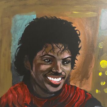 Schilderij getiteld "Jackson" door Jonathan Onoz, Origineel Kunstwerk, Acryl