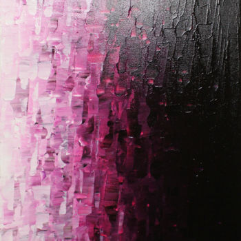 Pintura titulada "Fondu rosé." por Jonathan Pradillon, Obra de arte original, Acrílico Montado en Bastidor de camilla de mad…