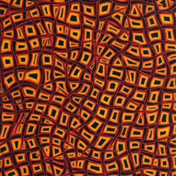 Картина под названием "Magma." - Jonathan Pradillon, Подлинное произведение искусства, Акрил Установлен на Деревянная рама д…