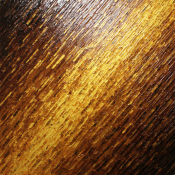 제목이 "Texture couteau or…"인 미술작품 Jonathan Pradillon로, 원작, 아크릴 나무 들것 프레임에 장착됨