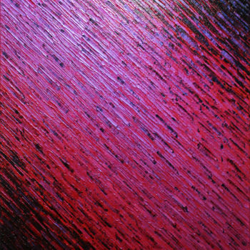 Malarstwo zatytułowany „Texture couteau ros…” autorstwa Jonathan Pradillon, Oryginalna praca, Akryl Zamontowany na Drewniana…
