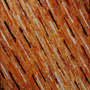 제목이 "Texture couteau bla…"인 미술작품 Jonathan Pradillon로, 원작, 아크릴 나무 들것 프레임에 장착됨