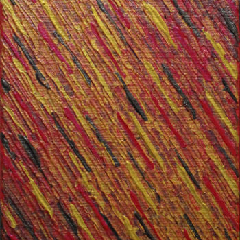 Painting titled "Texture couteau dor…" by Jonathan Pradillon, Original Artwork, Acrylic Mounted on Wood Stretcher frame