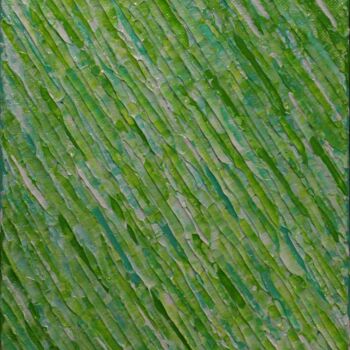 Malerei mit dem Titel "Texture couteau bla…" von Jonathan Pradillon, Original-Kunstwerk, Acryl Auf Keilrahmen aus Holz monti…