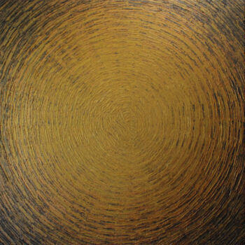 제목이 "Éclat or gris iride…"인 미술작품 Jonathan Pradillon로, 원작, 아크릴 나무 들것 프레임에 장착됨