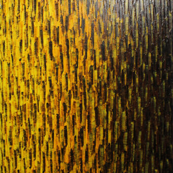 Pittura intitolato "Fondu couleur jaune…" da Jonathan Pradillon, Opera d'arte originale, Acrilico Montato su Telaio per bare…