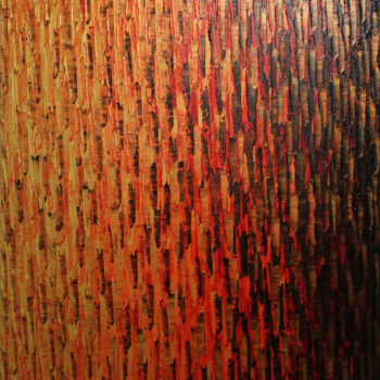 绘画 标题为“Fondu couleur or or…” 由Jonathan Pradillon, 原创艺术品, 丙烯 安装在木质担架架上