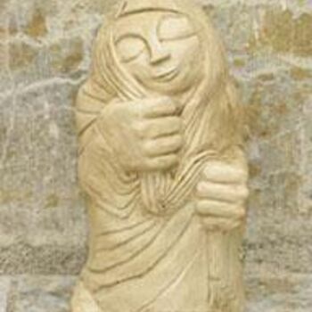 Escultura intitulada "Romaine" por Jongleurs De Terre, Obras de arte originais, Cerâmica