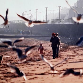 Photography titled "Cleethorpes beach 3" by Jon Phillipson Brown, Original Artwork, Analog photography