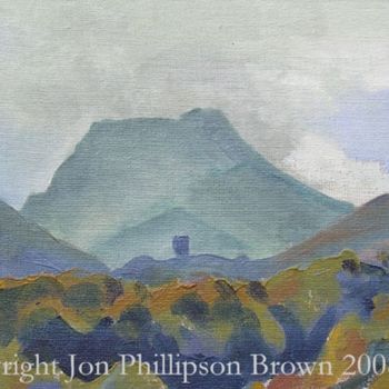 Malerei mit dem Titel "Vista desde Labarej…" von Jon Phillipson Brown, Original-Kunstwerk