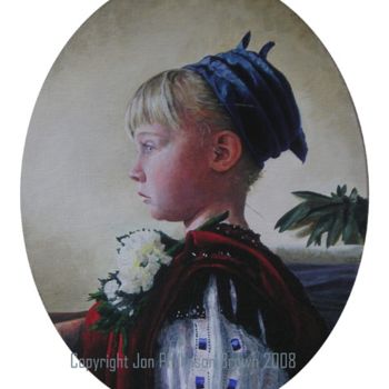 Painting titled "Clara" by Jon Phillipson Brown, Original Artwork, Oil