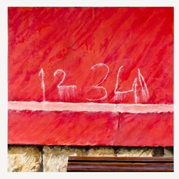 "1234" başlıklı Tablo Jon Phillipson Brown tarafından, Orijinal sanat, Petrol