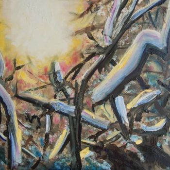 Painting titled "The Winter Sun" by Jon Phillipson Brown, Original Artwork, Oil