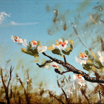 Painting titled "Blosssom 8" by Jon Phillipson Brown, Original Artwork, Oil