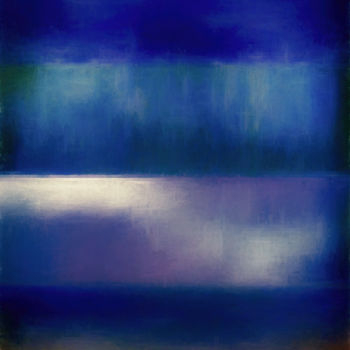 Arts numériques intitulée "Color of the Blues" par Jon Woodhams, Œuvre d'art originale, Peinture numérique